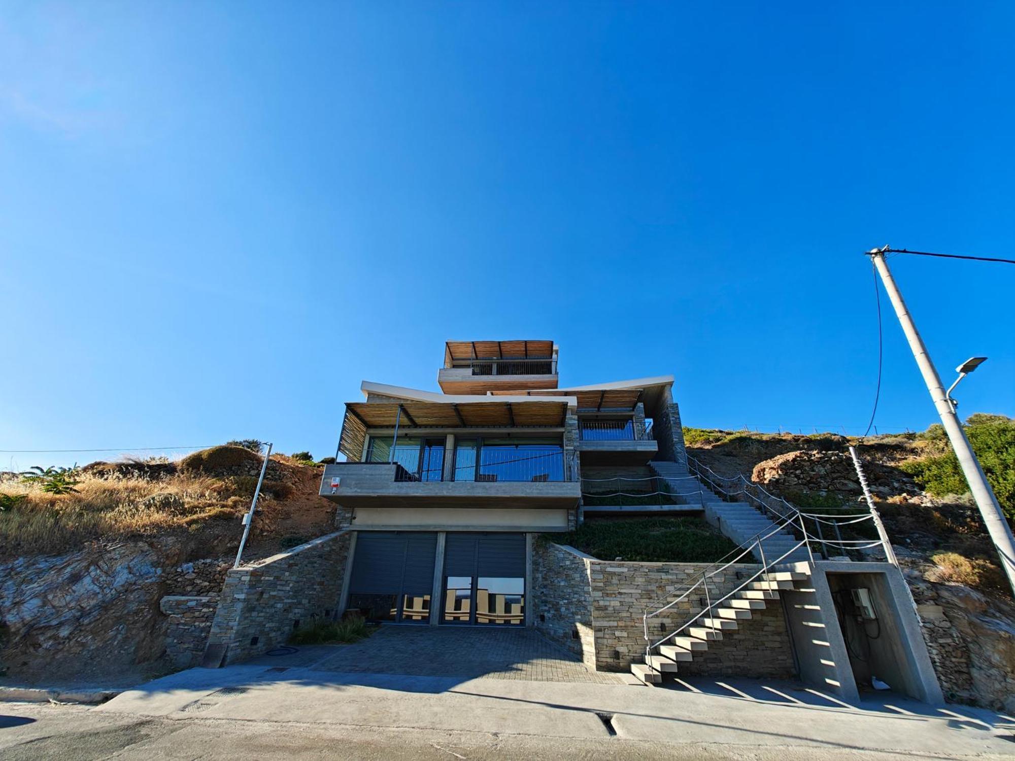 Above Blue Villas Plomari Esterno foto